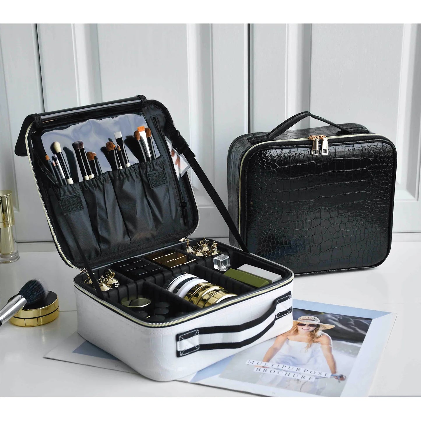 Cosmetic Bag for Women Multifunctional Makeup Case