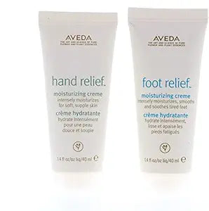 Aveda Hand Relief and Foot Relief Moisturizing Cream Travel Size Set