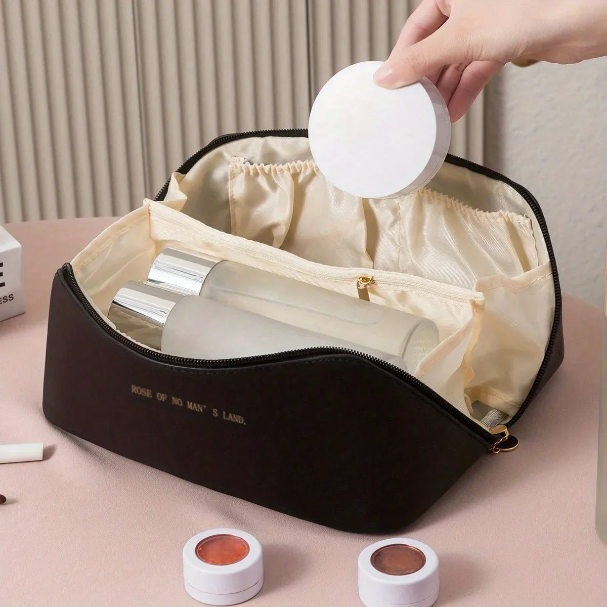 Pillow Shaped Makeup Bag