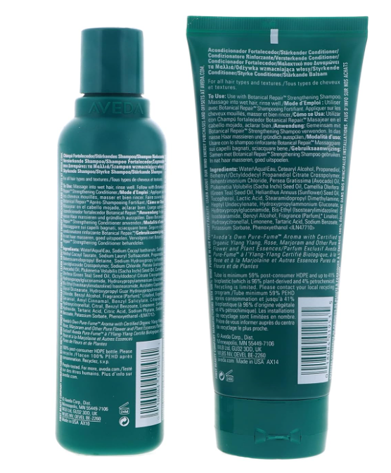 Aveda Botanical Repair Strengthening Shampoo and Conditioner