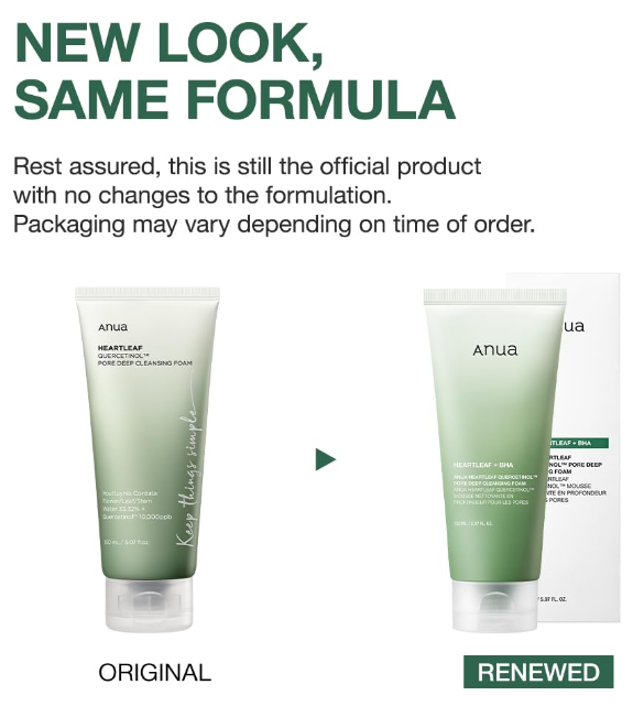 Anua Heartleaf Quercetinol Pore Deep Cleansing Foam