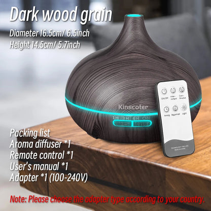 Wood Grain Ultrasonic Humidifier