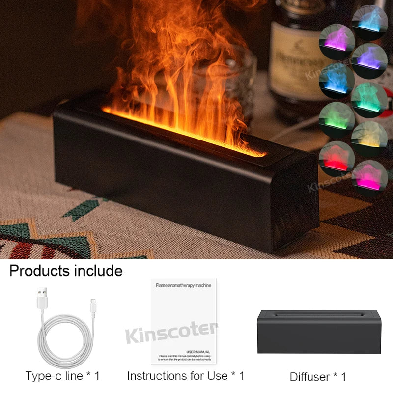 Flame Aroma Diffuser and Air Humidifier