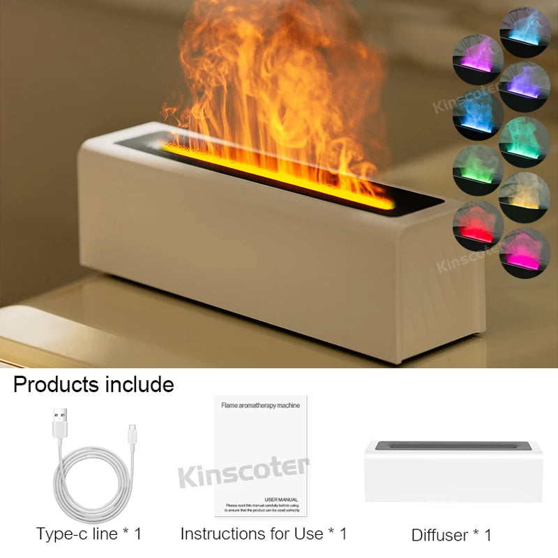 Flame Aroma Diffuser and Air Humidifier