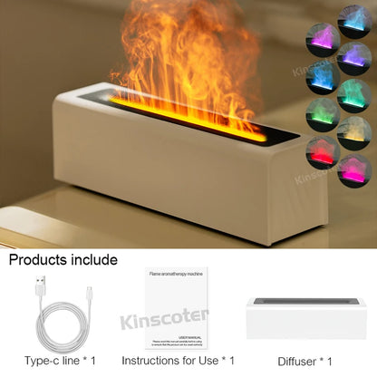 Flame Aroma Diffuser and Air Humidifier